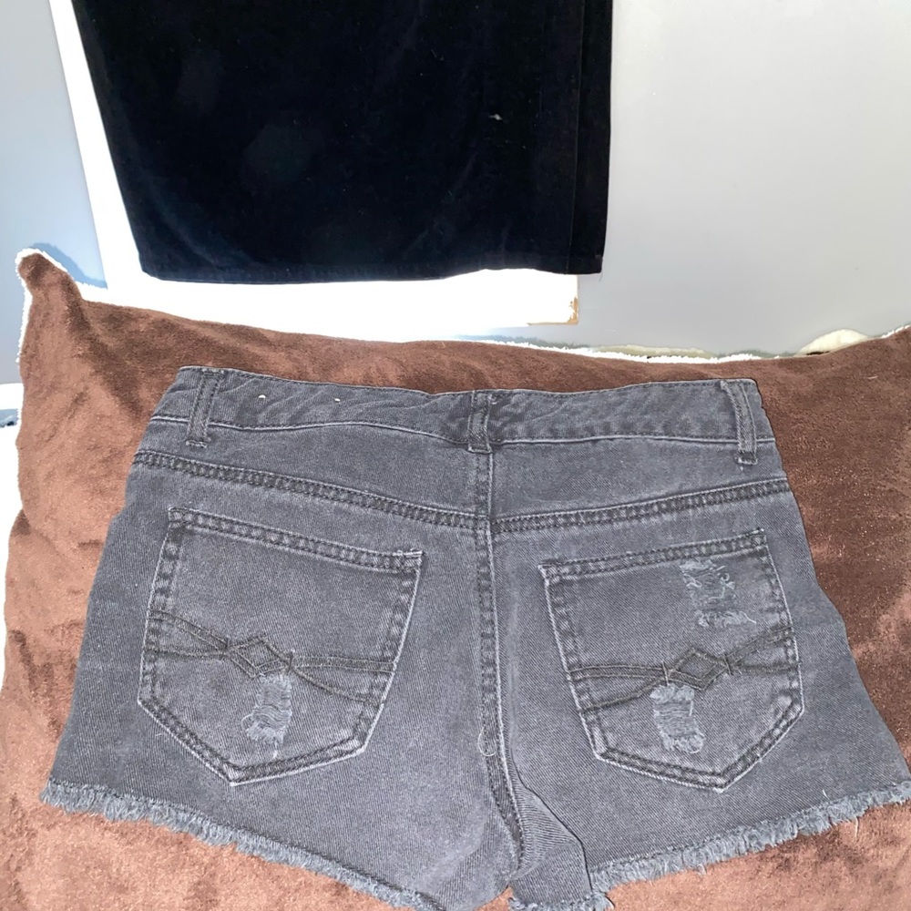 Black high waisted shorts